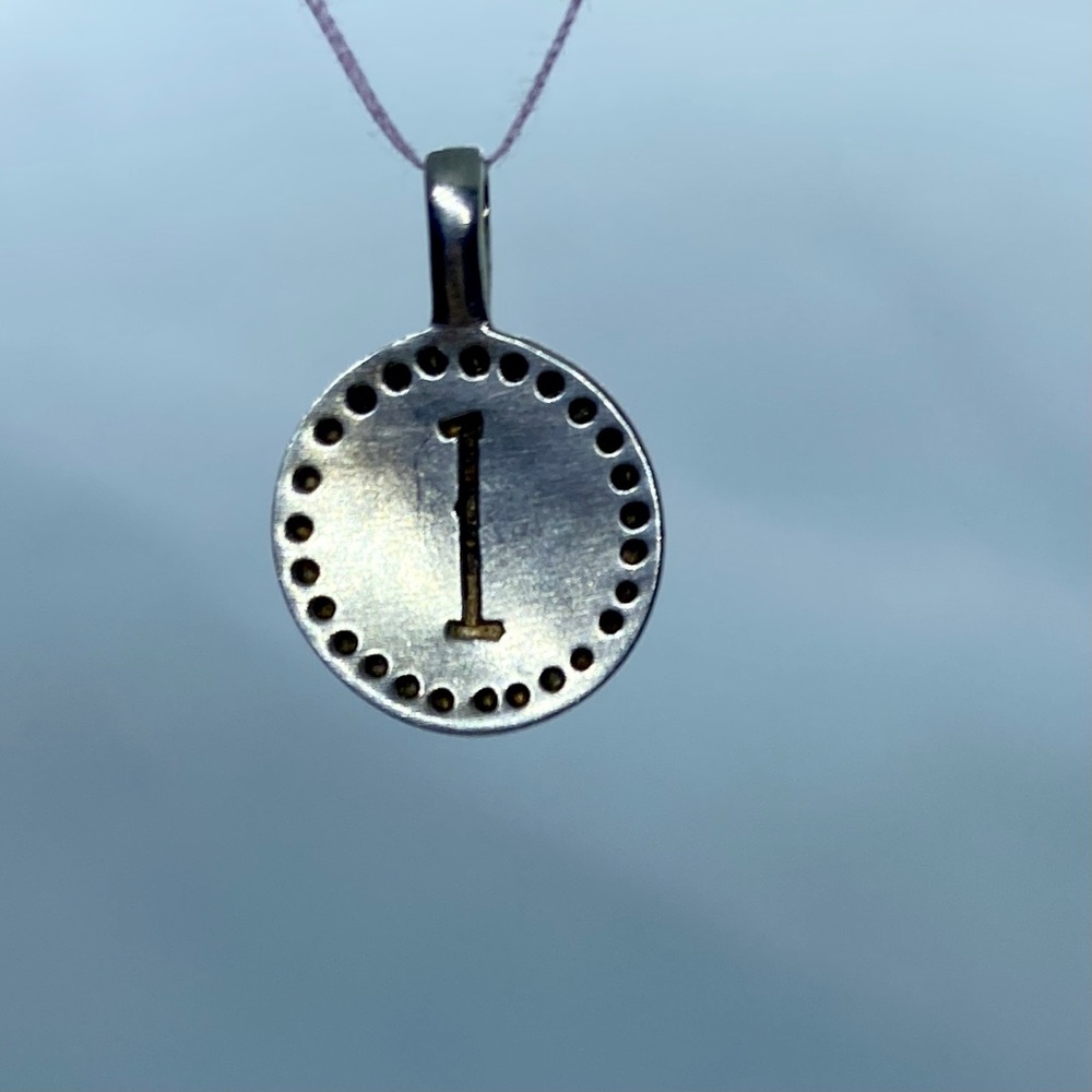 Letter L Pendant Sterling Silver 925